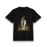 【昇運・守護・縁結びの京都一筆龍】 龍神御加護の絵画Tシャツ 昇運虹白双龍