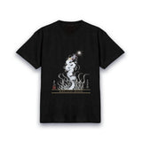 【昇運・守護・縁結びの京都一筆龍】 龍神御加護の絵画Tシャツ　昇運白龍