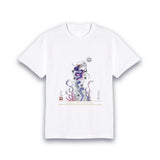 【昇運・守護・縁結びの京都一筆龍】 龍神御加護の絵画Tシャツ　昇運艶龍