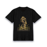 【昇運・守護・縁結びの京都一筆龍】 龍神御加護の絵画Tシャツ　守護金龍