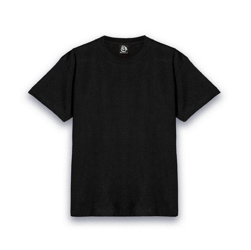 【昇運・守護・縁結びの京都一筆龍】 龍神御加護の絵画Tシャツ　守護黒金銀双龍